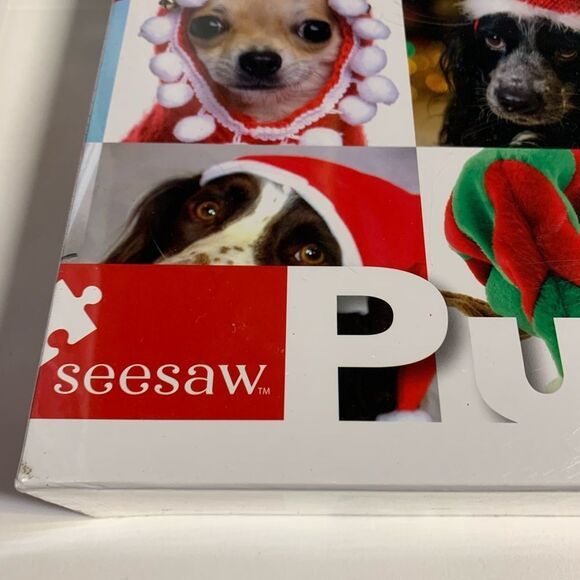 NWT Christmas Dogs Puzzle 1000 Pieces Sealed - Picture 5 of 5